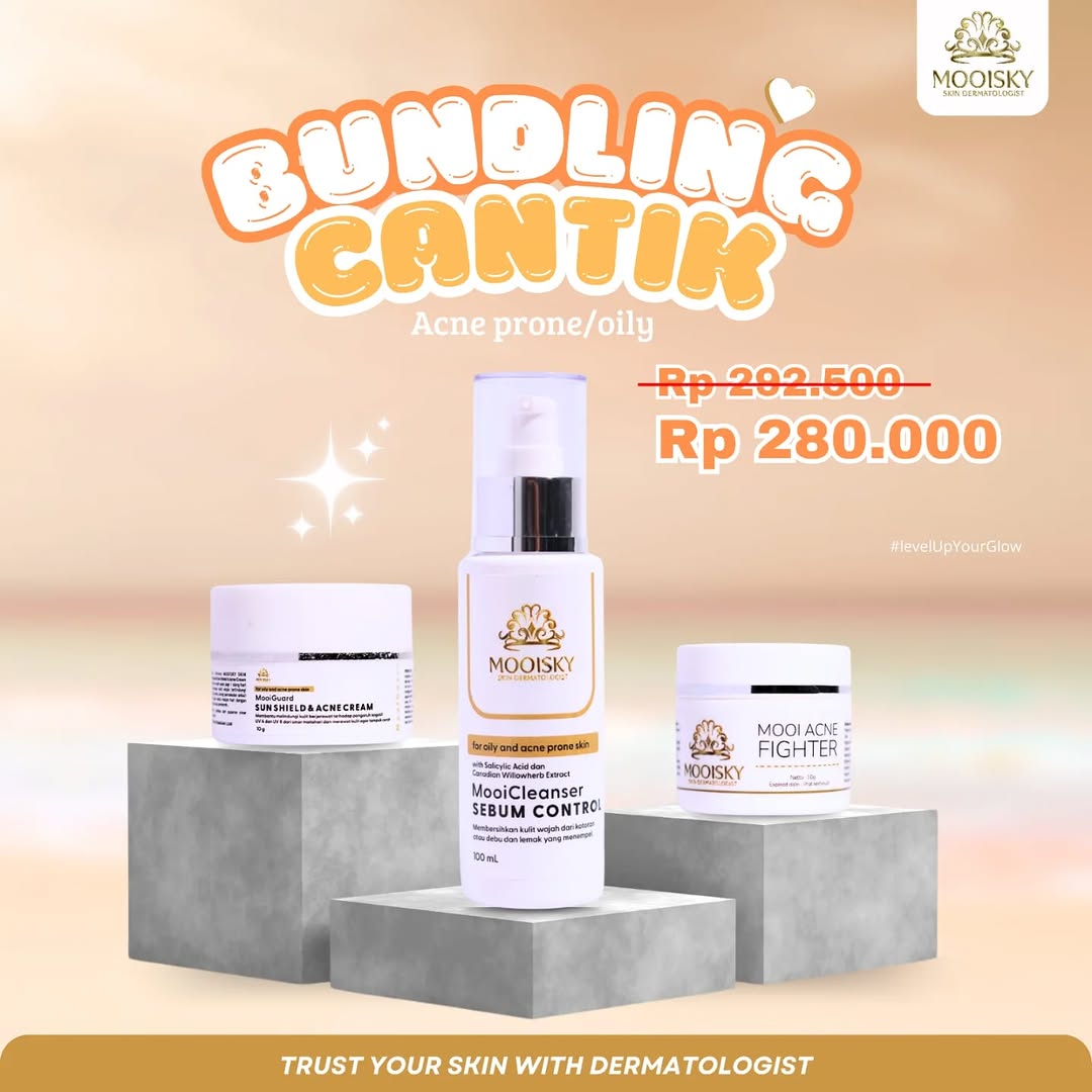 Paket Bundling Mooisky Skin Dermatologist